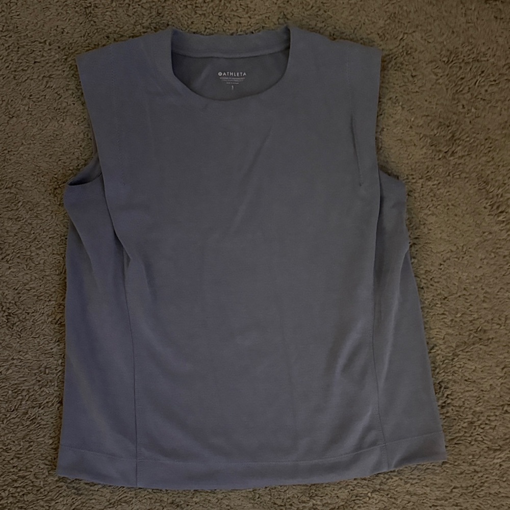 Athleta Charcoal Sleeveless Top
